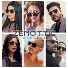 ZENOTTIC-Óculos de sol retro pequenos redondos polarizados para homens e mulheres, leves, vintage, UV400, lentes polarizadas, tons de moda - Wolf Magazine