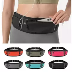 Imagem do Impermeável Leve Reflexivo Strip Cintura Fanny Pack Ginásio Esportes Correndo Cintura Saco Alças Elásticas Ajustáveis