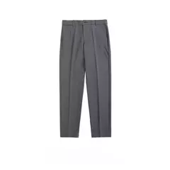 Calça masculina de seda fria fluida, calça masculina de negócios para verão, esfriamento folgado, alfaiataria social, 9 calças recortadas, verão - comprar online
