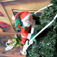 Boneca de Escada Papai Noel, Decoração de Árvore de Natal, Porta Interior, Parede, Pingente, Presentes de Ano Novo
