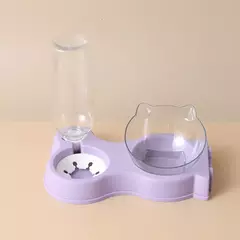 Tigela de comida para cães e gatos, alimentador automático, tigela de comida multifuncional para cães e gatos e bebedouro - Wolf Magazine