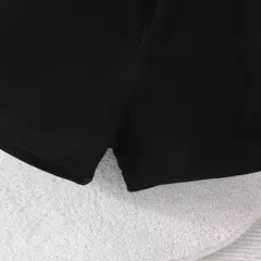 Imagem do Conjunto de camiseta e shorts de manga curta King Stripe, roupa infantil, roupa de bebê recém-nascido, menino de 6-36 meses, verão