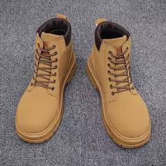 Botas masculinas de camurça de alta qualidade, botas quentes de inverno, sapatos de trabalho ao ar livre, botas de caminhada, novo, 2022 na internet
