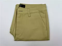 Imagem do Calça lápis elástica de cintura alta fina feminina, calça grande tamanho no tornozelo, calça casual formal para escritório, 75kg, primavera, 2022