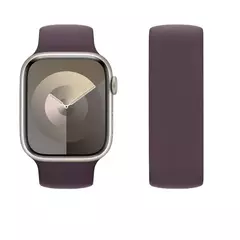 Silicone Solo Loop Band para Apple Watch, Belt Bracelet Strap, iWatch Series 9, 8, 7, 6, SE, Ultra 2, 40mm, 44mm, 45mm, 41mm, 49 milímetros, 38 milímetros, 42 milímetros - loja online