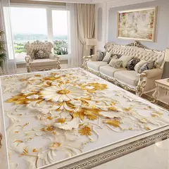 Tapete antiderrapante Flower 3D para quarto, tapete personalizável, tapete de ? - Wolf Magazine