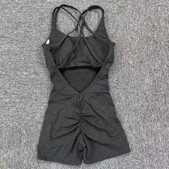 Macacão de exercício Lycra para mulheres, roupa ativa, conjunto de ioga, legging, roupa de treino, roupas esportivas, academia, feminino, 2022, almofada na internet