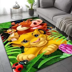 Simba o rei leão simba tapete para crianças, tapete para sala de estar, quarto, sofá, banheiro, 15 tamanhos
