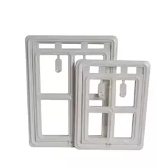 Porta de tela para animais de estimação, porta com fechadura para gato, porta de plástico para cães de estimação, à prova de mosquitos, janela de segurança, portão de aba, cerca para cães - comprar online