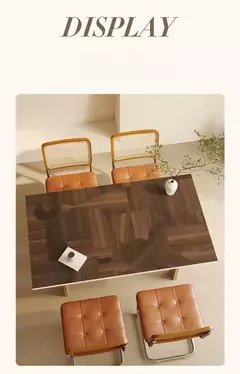 Tapete De Mesa Geométrica Grão De Madeira, Tapetes Decorativos De Luxo Leve, Anti Óleo e Toalha De Mesa Anti Scalding, Cuidado Fácil, High End na internet