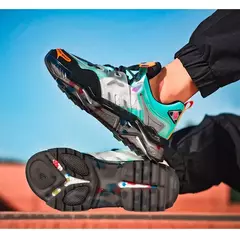 Imagem do Sapato Masculino Tênis Masculinos, Casuais, de Luxo, Confortáveis, Tênis de Treinamento, Respiráveis, Estilo Mocassim, de Corrida