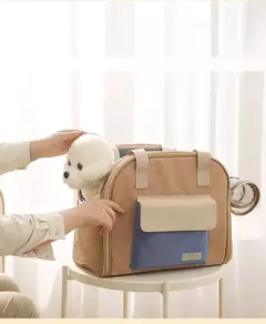 Bolsa multifuncional para animais de estimação, gatos e cães, confortável, respirável, bolsa de ombro para transportar animais de estimação, mochila para cachorro, bolsa de peso <4kg - loja online
