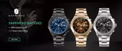 SAPPHERO Relógios masculinos marcas de luxo movimentos importados aço inoxidável relógios à prova dwaterproof água presente masculino relógios de quartzo na internet