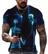 Camiseta masculina estampada em 3D, camiseta infantil, camiseta casual, desenho animado, diversão, verão, venda quente