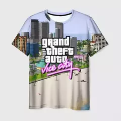 Homens e mulheres Grand Theft Auto Vice City 3D Print Streetwear, Camisetas de grandes dimensões, Tees crianças, Tops roupas, novo jogo, GTA