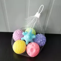 Bebê brinquedos mãos tocar bola sensorial brinquedo infantil chocalho massagem kawaii macio bola tátil desenvolvimento para bebês