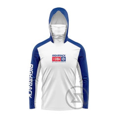 Imagem do Vestuário colorido respirável Angling, RT Mask Hoodies, Vestuário de pesca, caça, escalada, camping, caminhadas Logos, UPF50 + UV, novo