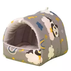 Furões Inverno Cama Dormir Casa Escondida Ouriços Gaiola Decoração Habitat 090C na internet
