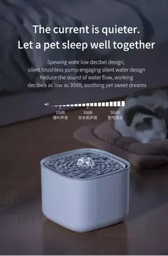 Fonte de água para gatos 3l, filtro de recirculação automática, grande capacidade, bebedor de água para gatos, usb, elétrico, mudo, dispensador de água para gatos - comprar online