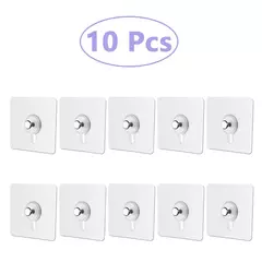 Ganchos Adesivos De Parede, Cartaz, Foto, Quadro, Cabides De Relógio, Gancho De Parafuso Sem Soco, Cozinha, Organizador De Banheiro, Titulares, 10 Pcs, 20 Pcs - Wolf Magazine
