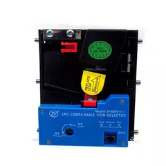 Imagem do JY-800 aceitador de moedas vertical, seletor de tokens, mecanismo de carteira inteligente para máquina de jogo de gabinete de fliperama americano