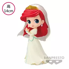 Novo bandai disney a pequena sereia anime qposket personagens ariel glitter linha figura de ação modelo colecionável brinquedos aniversário - loja online