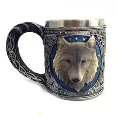 Caneca de cerveja do aço inoxidável, 3D Wolf Cálice, Dragon Cup, Game Of Thrones, Design criativo, Dia das Bruxas, Unicórnio, Vinho, Uísque, Café - comprar online
