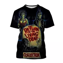 Unisex Return Of The Living Dead 3D Impresso Horror Filme T-Shirt, Moda Casual, - comprar online
