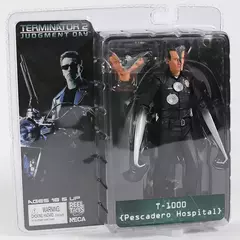 Neca o terminator T-800 moinho de aço pvc action figure coleção modelo brinquedo boneca presente