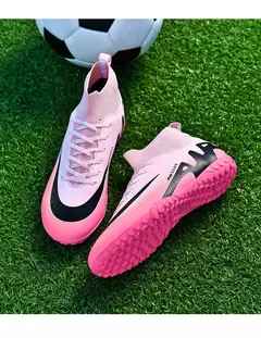 Botas de campo de futebol profissional para homens, grampos antiderrapantes, sapatos de treinamento de grama interna para crianças, sociedade original - loja online