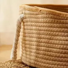 Cama japonesa para gatos, formato oval, tecido à mão, rattan, verão, resfriamento, cesta para gatinhos, corda de algodão, cestas para arranhar gatos - Wolf Magazine