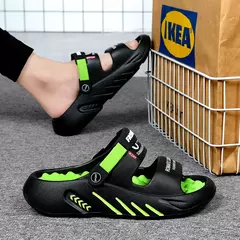 Sandálias casuais masculinas, sandálias originais, sapatos de praia de alta qualidade, tendência verão, 2021