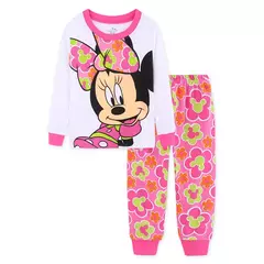 Conjunto de pijamas infantil Minnie Cartoon, pijamas meninas, roupas infantis, bebê, algodão, muitos estilos, primavera, outono, novo - comprar online