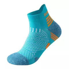 Meia de corrida de maratona profissional para homens e mulheres, meias engrossadas, amortecido, tubo curto, corte baixo, esportes, fitness, 2023 - comprar online