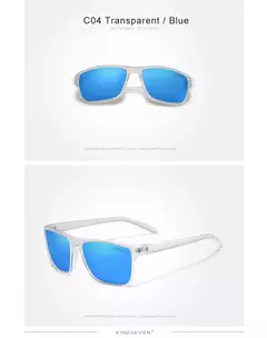 Kingseven óculos de sol polarizados para homens e mulheres, moldura quadrada, melhor para dirigir, viagens ao ar livre, novo lc755 na internet
