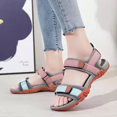 Antiderrapante sandálias de verão para mulheres e meninas, calçados esportivos ao ar livre, escalada, trekking, casual, chinelo de praia