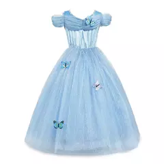 Crianças cosplay traje menina verão pageant lantejoulas fantasia crianças cinderela carnaval roupas princesa vestido de aniversário 3-10 ano na internet