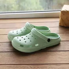 Sapatos de jardim macios para mulheres, sandálias impermeáveis, tamancos de enfermagem interiores, slides interiores ao ar livre, moda, verão - comprar online