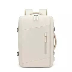 Mochila de viagem das mulheres dos homens expandido grande capacidade saco caminhadas negócios mochilas para portátil carregamento usb à prova dwaterproof água escola volta pacote