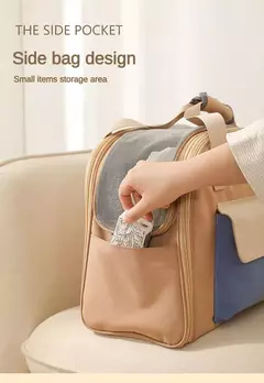 Bolsa multifuncional para animais de estimação, gatos e cães, confortável, respirável, bolsa de ombro para transportar animais de estimação, mochila para cachorro, bolsa de peso <4kg - comprar online