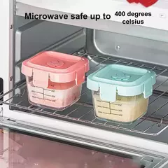 Caixa de armazenamento de alimentos de vidro para pequeninos, Baby Cup, Safe Microwave Safe, Frozen, 170ml na internet