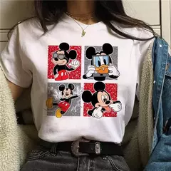 Imagem do Camisetas estampadas Disney Mickey Femininas, Anos 90, Y2k, Minnie Mouse, Streetwear, Roupa Feminina, Camiseta Kawaii, Moda