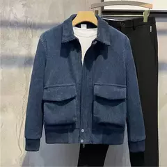 Jaquetas masculinas de veludo, tops da moda, versão coreana, roupas da moda, primavera e outono - comprar online