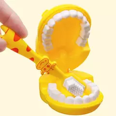 Montessori brinquedos educativos para crianças, girafa bonito, dentista Role-Playing Games, escova de dentes, fingir jogar, presentes para crianças - comprar online