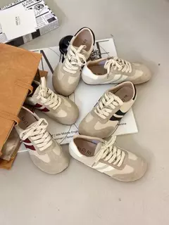 Casual confortável leve moda sapatos esportivos femininos verão 2025 nova chegada sapatos de salto plano designer - Wolf Magazine