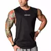 Tops sem mangas de fitness, tops confortáveis de algodão, camiseta respirável, ginásio, wicking umidade, verão