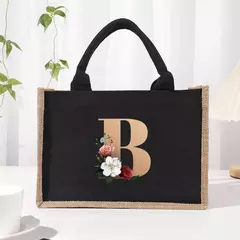 Bolsa de lona preta de linho, Saco Commuter Interior impermeável, Saco de armazenamento de grande capacidade - comprar online