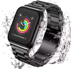 Pulseira de metal para Apple Watch, pulseira de aço inoxidável, pulseira para iWatch Series 7, 6, 5, 4, SE2, 9, 8 Ultra, 44mm, 40mm, 45mm, 41 milímetros, 42 milímetros, 49 milímetros na internet