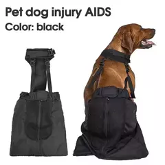 Imagem do Saco de arrasto saco de arrasto saco de transporte de recuperação cadeira de rodas ajustável proteção volta perna saco de arrasto para proprietários de animais de estimação cães feridos
