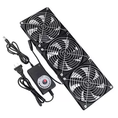 12cm 3000rpm exaustor ventilador de refrigeração do banheiro com controlador 3v-12v btc máquina chassi estação de trabalho gabinete radiador servidor ventilador